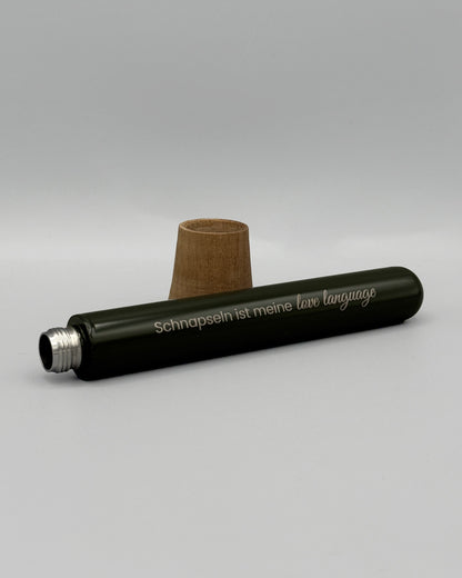 Lederhosenflachmann - Schnapseln ist meine love language